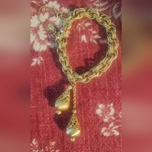 Monet. Beautiful Gold Tone Bracelet & earrings